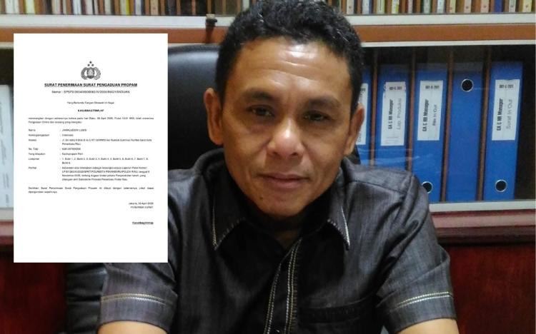 Diduga Dikriminalisasi, Tokoh Masyarakat Rumbai Barat Laporkan Penyidik Polresta Pekanbaru ke Propam